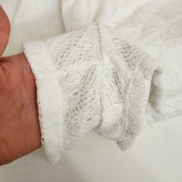 Lace Romper Size 3xl Fully Lined Glam Contemporary beach vacation Lagenlook - Picture 6 of 8